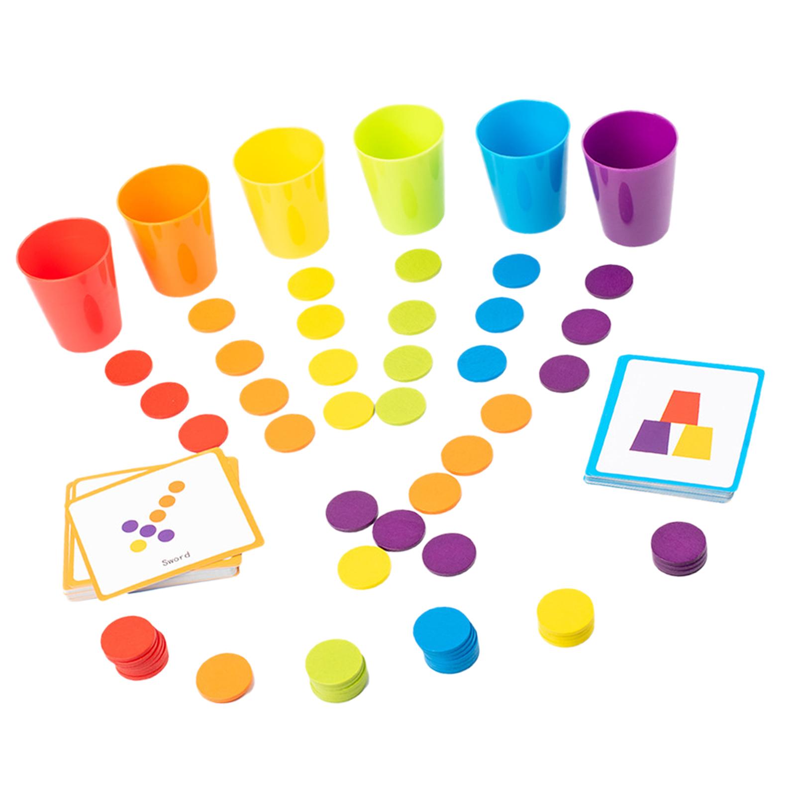 Magideal - Educación Temprana Desarrolla Habilidades Motoras Juguete De Aprendizaje Combinación De Colores Y Clasificación Edad De 3 Años O Más Fiesta Bebé Niños