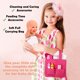 thumbnail image 4 of Bolsa de pañales Baby Doll Click N' Play Baby Girl con accesorios, 4 of 5
