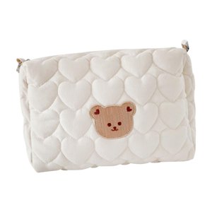 Magideal - Organizador De Pañales Para Cochecito, Bolsa De Momia Liviana Y Linda, Bolsa De Pañales Pequeña, Bolso Portátil Para Viajes Cortos, Compras, Teléfonos Oso