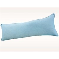 Todo Hogar Santiago De Chile - Cojín Rectangular King 35X90Cm - Celeste