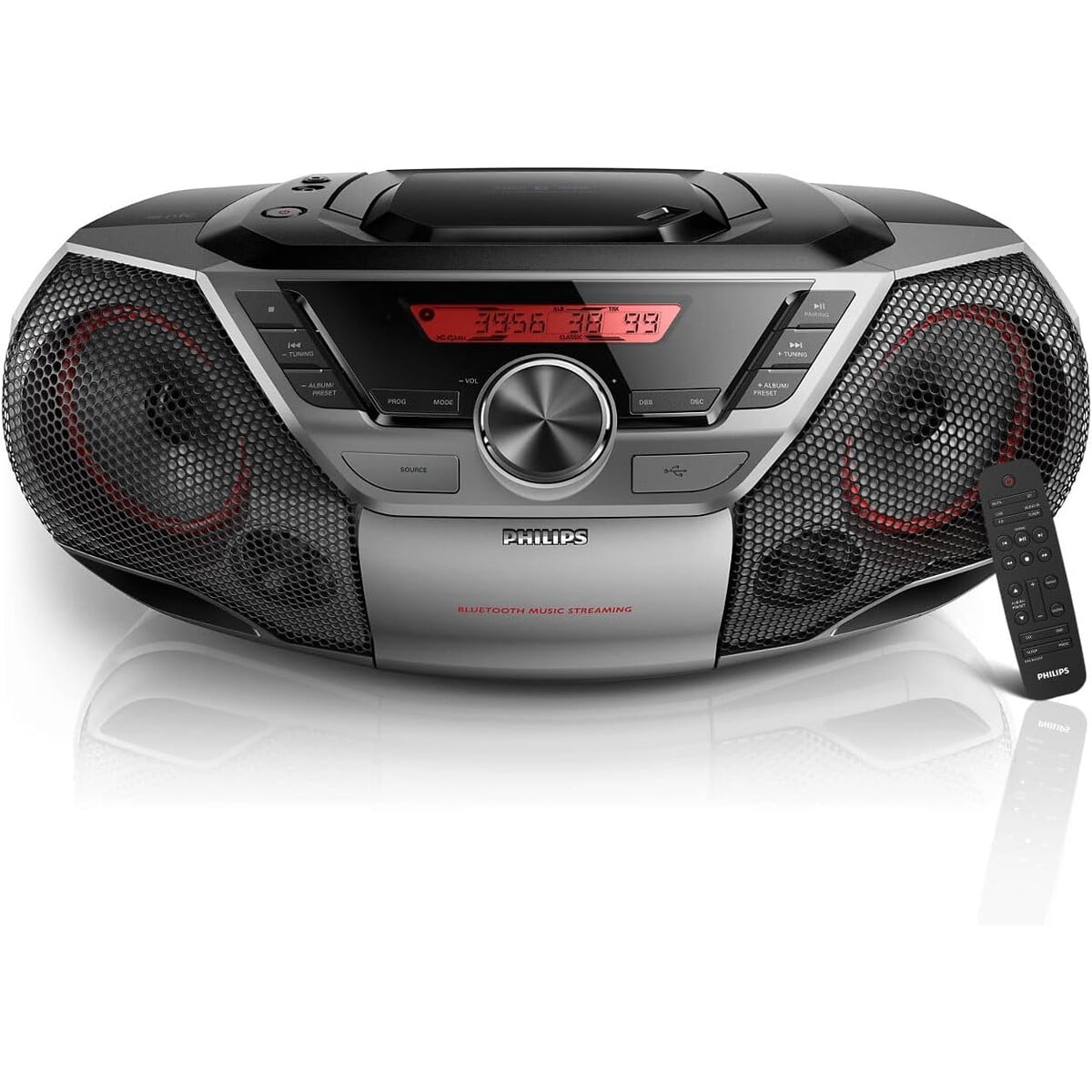 Boombox Philips Cd Bluetooth Radio Fm Mp3 Usb