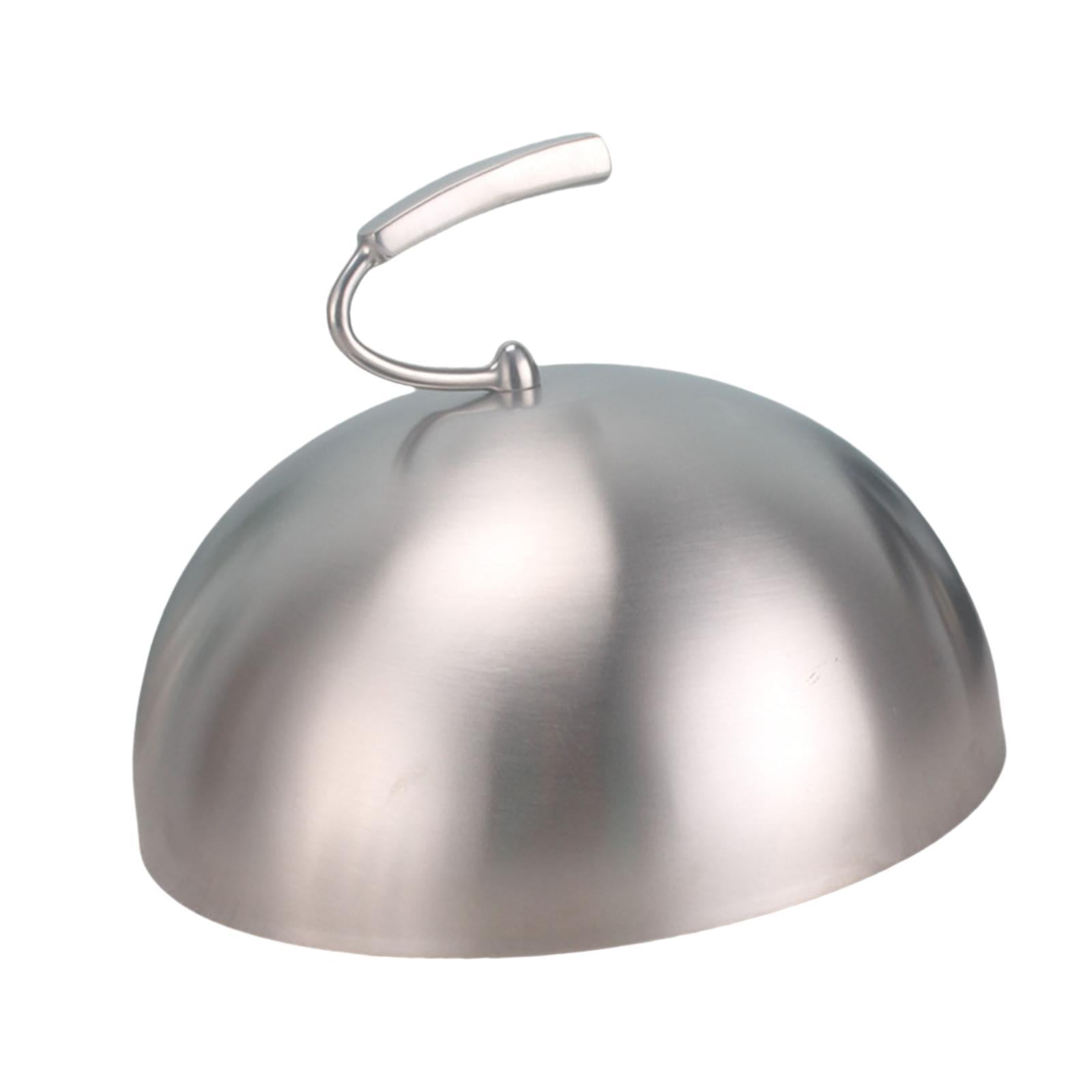 Magideal - Cubierta Para Alimentos,cubierta Para Rociar,plancha De Acero Inoxidable, Cúpula Para Derretir Queso,cubierta Para Parrilla Para Carne,hamburguesas,sá 14cmx7cm