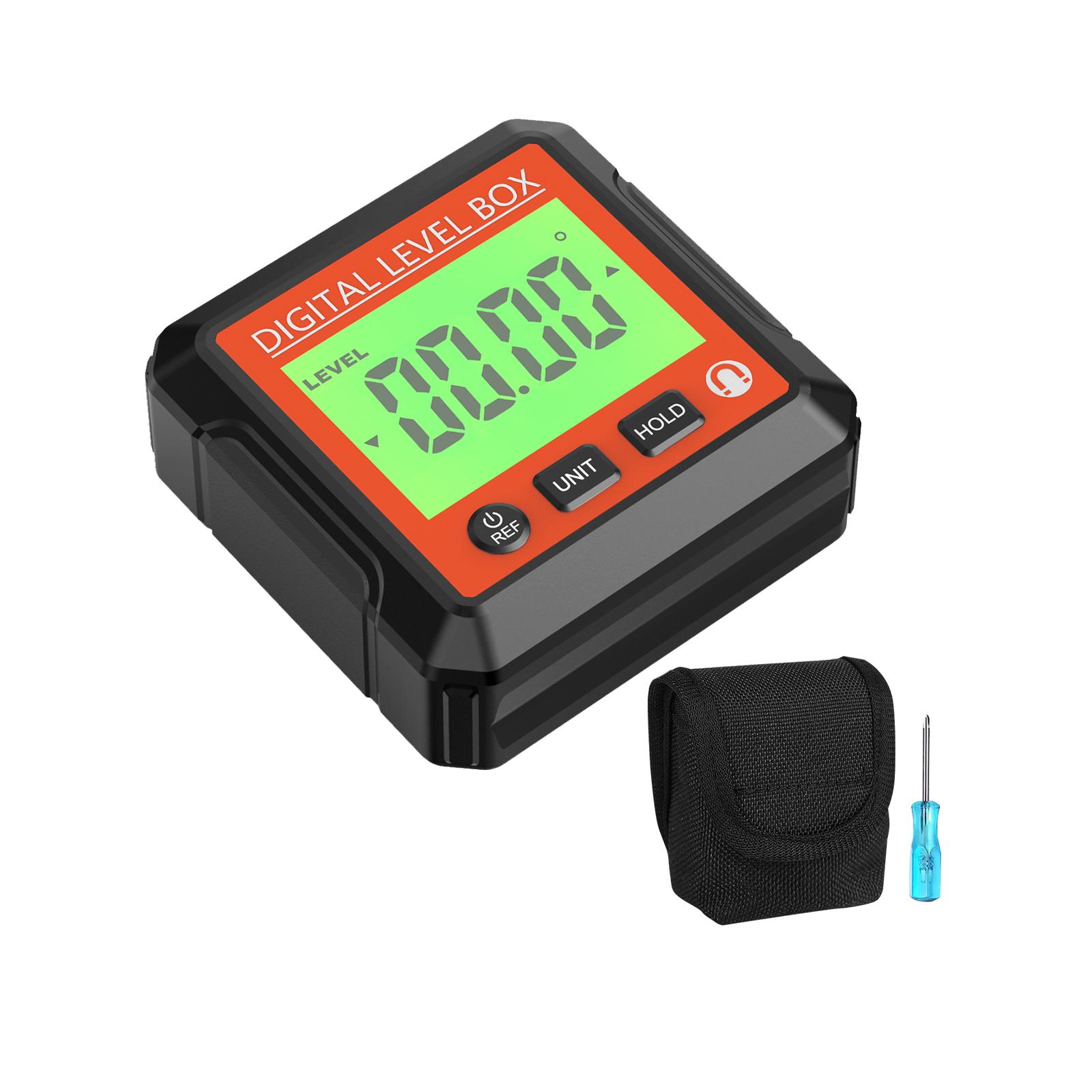 Ioensy - Buscadores De Ángulos Digitales Cubo De Calibre Para Carpintería Mesa Precisa Albañilería C