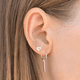 thumbnail image 3 of Argollas Con Colgantes Barra Para Hombre Y Mujer Plata 925, 3 of 3