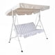 thumbnail image 4 of Columpio de Terraza 3 Personas Beige 170x110x150 Cm, 4 of 6