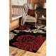 thumbnail image 3 of Alfombra decorativa United Weavers Dallas 61 x 99 cm roja floral, 3 of 6