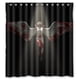 thumbnail image 1 of Cortina de ducha creativa Boody White Angel con ganchos, tamaño 66 x 72 pulgadas, 1 of 3