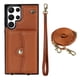 thumbnail image 1 of Crossbody PU Leather Phone Case For Samsung Galaxy S23 S22 Plus Note 20 Ultra Wallet Card Slots Magnetic Lanyard Cover, 1 of 3