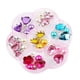 thumbnail image 1 of 7 pares de pendientes de clip para niñas, joyas de princesa de imitación, pendientes de juego y 7 pares de almohadillas para pendientes en caja rosa., 1 of 6