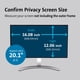 thumbnail image 5 of Pantalla de privacidad Kensington FP201 para monitores 4:3 de 20,1", 5 of 6
