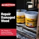 thumbnail image 2 of Endurecedor de madera WooDePox Kit Abatron, adhesivo epóxico, 2 partes, de 2 galones, 2 of 9