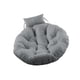 thumbnail image 5 of Cojín Para Silla Colgante, Cojín Redondo Para Asiento, Almohada Para Sala De Estar, Jardín, Patio, Color Gris, 5 of 5