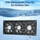 thumbnail image 4 of Kit De Ventilador Solar De 3 Ventiladores Para Invernadero Y Gallinero, 4 of 8