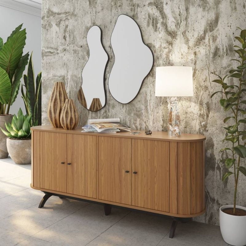 Decocasa - Buffet Tb296 180 Cm Natural Castaño