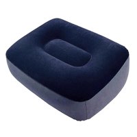 Magideal - Reposapiés Debajo Del Escritorio, Almohada Cómoda Para Reposapiés Y Pies, Reposapiés Inflable, Reposapiés Curvo, Cojín Para Oficina Y Hogar , Gris Azul
