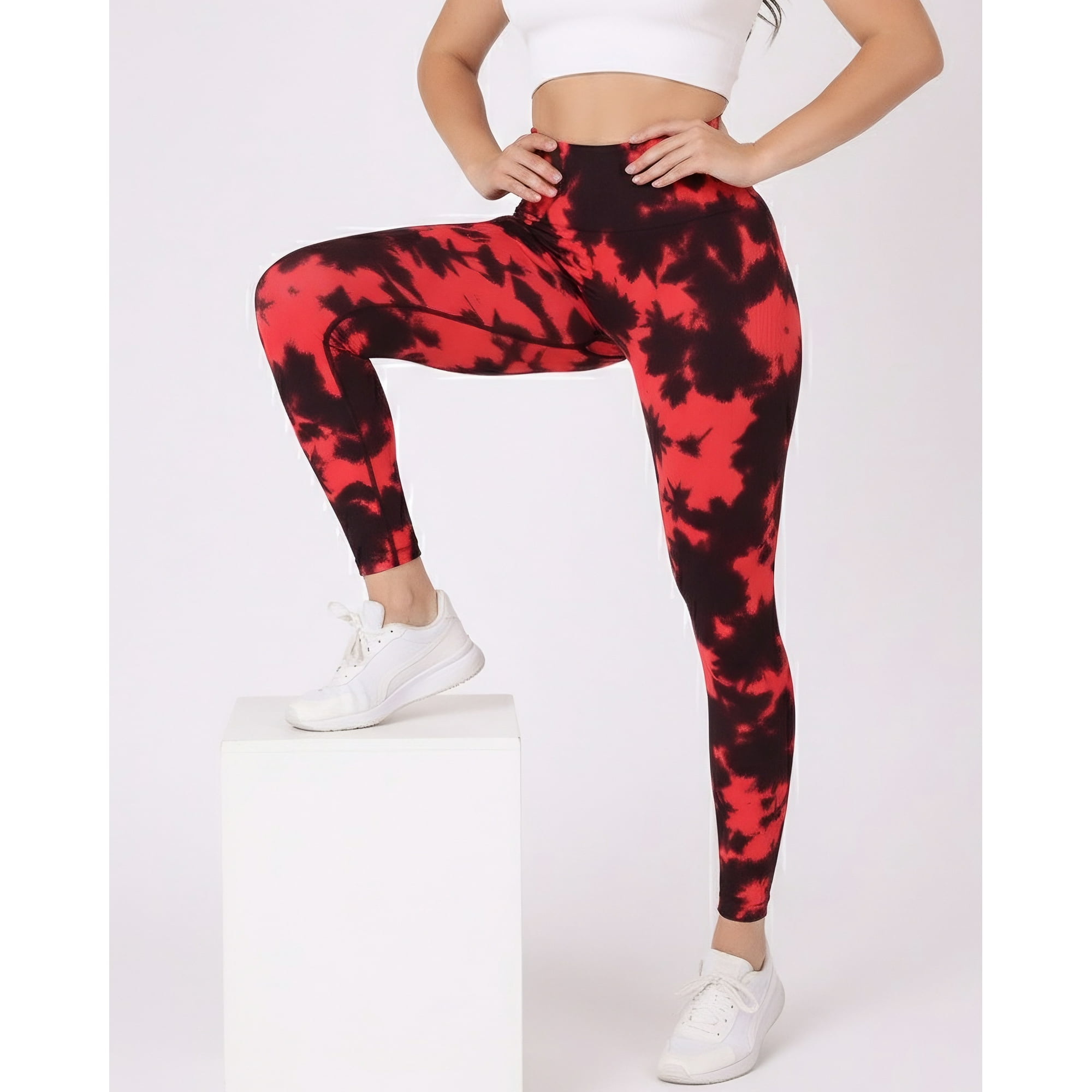 Flix Spa - Calza Mujer Push Up Tiro Alto Estampado Vaquit