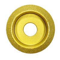 Magideal - Disco De Molienda, Cabezal De Molienda Biselado De , Herramienta De Biselado, Perfil De Borde, Disco De Lijado Para Amoladoras Angulares De V 10Mm