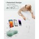 thumbnail image 4 of Soporte para tableta SAIJI con soporte ajustable 360° para cama, color cian, 4 of 6