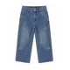 thumbnail image 3 of Jeans Wide Leg Con Brillos Mariposas Strass Tiro Alto, 3 of 3