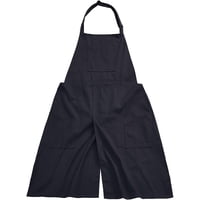 Xusx111 - Cerámica Delantal Dividido Pierna Largo Artista Pintura Delantales Con 3 Bolsillos Para Cerámica Arcilla Mujeres Hombres (Negro)