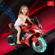 thumbnail image 1 of Moto Electrico Para Niños Niñas 6v Con 4 Ruedas Luz Música Rojo, 1 of 9