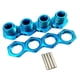 thumbnail image 1 of Adaptador De Buje De Rueda Hexagonal De 17 Mm Actualización De Ensamblaje De Oruga 1/8 Para Arrma Talion Blue, 1 of 5