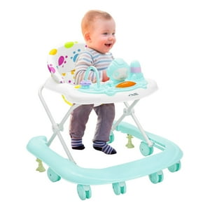 Littley Monkey - Andador Musical Para Bebe Interactiva Con Ruedas Azul