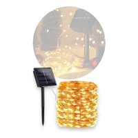 Genérico - Pack X6 Luz Guirnalda Solar 10M Luces Hadas Led Alambre