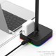 thumbnail image 4 of Soporte para auriculares KAFRI RGB Dual con USB‑C/USB y enchufe de CA, 4 of 7