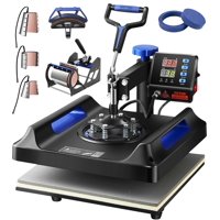 Vevor - Prensa Térmica 8 En 1 De 38 X 38 Cm, Con Giro De 360°, Para Camisetas