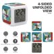 thumbnail image 3 of Snoopy theme 7 colors Alarm Clock Digital LED Alarm Clock Gifts for kids friends family, 3 of 6