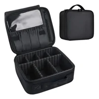 Linastore - Bolso Mano Para Barberia Peluqueria Negro Porta Herramienta