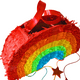 thumbnail image 3 of Piñata Arcoiris Multicolor, 3 of 3