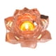 thumbnail image 3 of Portavela de vidrio flor de loto transparente, 3 of 3