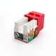 thumbnail image 3 of Conector Keystone Beszin Cat.5E RJ45 rojo (paquete de 5 unidades), 3 of 4