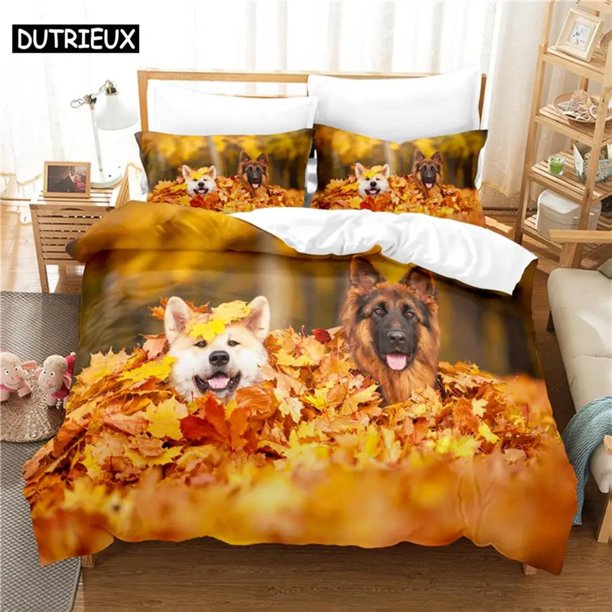 Cute Dog Bedding Set Duvet Cover Set Bedding Digital Printing Bed Linen Bedding Set Fashion Design