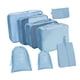 thumbnail image 1 of 8x Cubos De Embalaje Ligeros Para Maletas Maletas Bolsas De Almacenamiento De Ropa Azul, 1 of 3