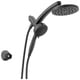 thumbnail image 1 of Alcachofa de ducha Delta PivotPro 3 en 1, 6 posiciones, 1,75 GPM, negro mate, 1 of 8