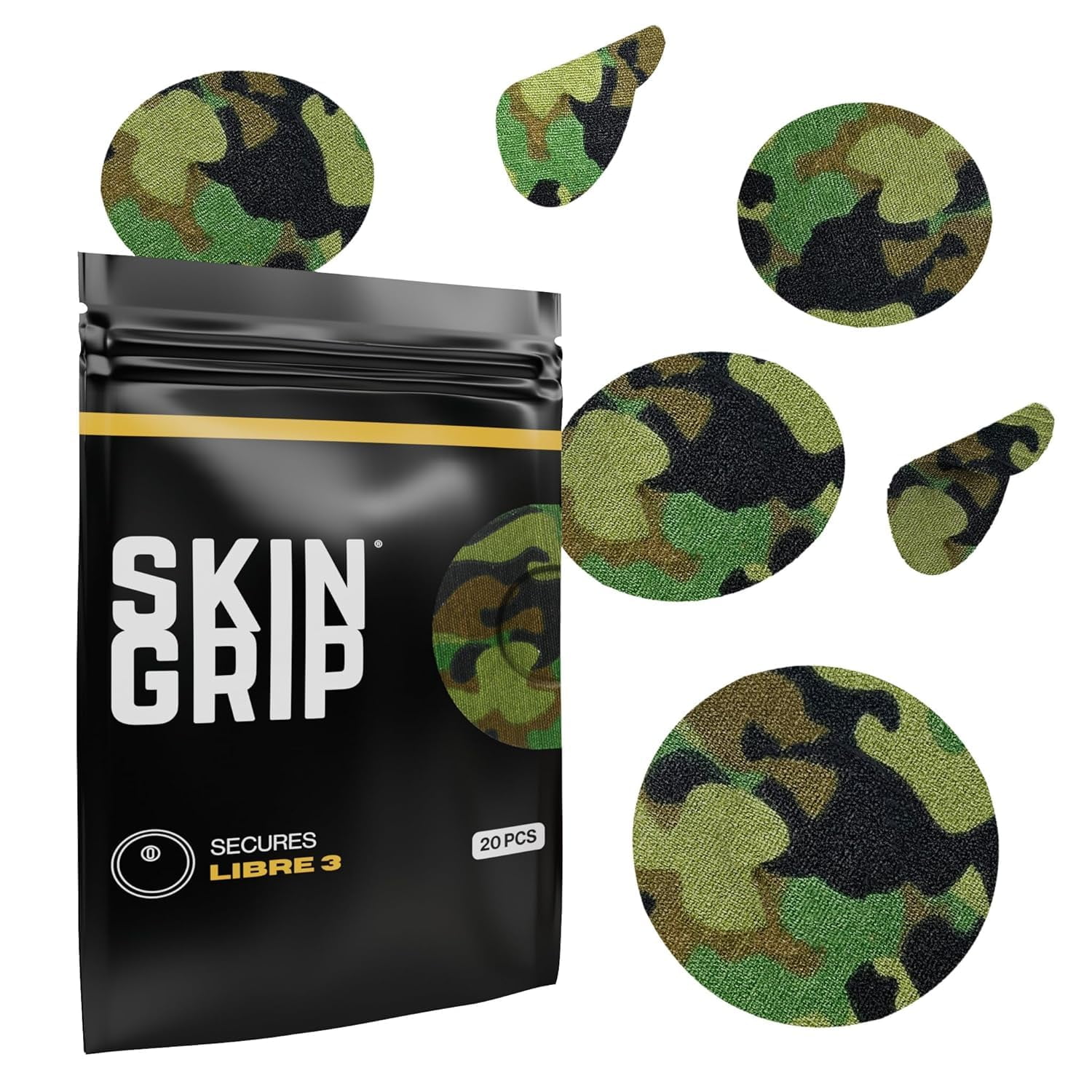Fundas Para Sensores Skin Grip Freestyle Libre 3, Impermeables, Paquete De 20