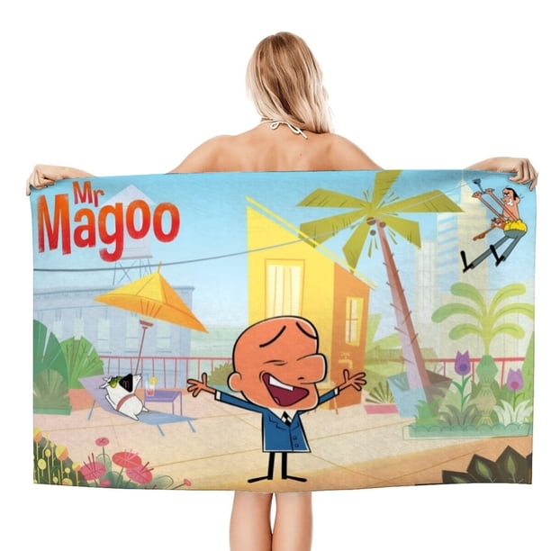 Sr. Magoo Toalla de playa de secado rápido con diseño temático, regalo para mujeres y niñas, ideal para cumpleaños, fans, amantes de la música, uso en la playa o al aire libre, 78 × 150 cm