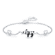 thumbnail image 1 of Pulsera plata 925 panda animales mujer, 1 of 3