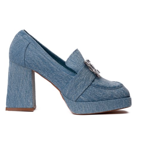 Mocasín Casual Mujer Azul Matts Chinitown