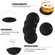 thumbnail image 3 of Posavasos de cuero Protección contra derrames para escritorio de mesa Posavasos de cuero duraderos y antideslizantes Ajuste común, 3 of 5