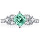 thumbnail image 2 of Anillos de Compromiso de Moissanita para Mujer 1 Uds Corte Asscher Color D VVS1 Anillos de Boda de Diamante Moissanita Aniversario Promesa Anillos de Plata Esterlina para Mujer con Certificado, 2 of 9