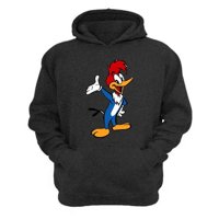 Genérico - Polerón Canguro El Pájaro Loco Gris Oscuro Talla Xs Unisex