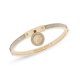 thumbnail image 2 of Brazalete de acero inoxidable dorado con el logotipo MK de Michael Kors, 2 of 6