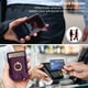 thumbnail image 5 of Funda Cartera para iPhone 17 Morada con Agarre y Bloqueo RFID, 5 of 9