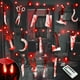 thumbnail image 1 of [Decoración] Pancarta sangrienta de Halloween con cadena de luces rojas de 50 LED, 1 of 3