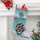 thumbnail image 2 of Fuera del Nido Tema: Calcetines de Navidad, fino lino blanco para colgar en escaleras y chimenea, decoración navideña para el hogar, regalo de Navidad.54cm×38cm, 2 of 5