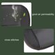 thumbnail image 4 of Cubierta de Asiento FZJDSD Lado del Conductor de Tela Negra para Chevrolet y GMC, 4 of 9